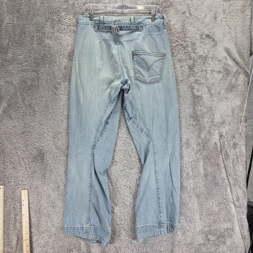 Vintage Levis Engineered Jeans Mens Blue Twisted Buckle Back One Fits 30x32